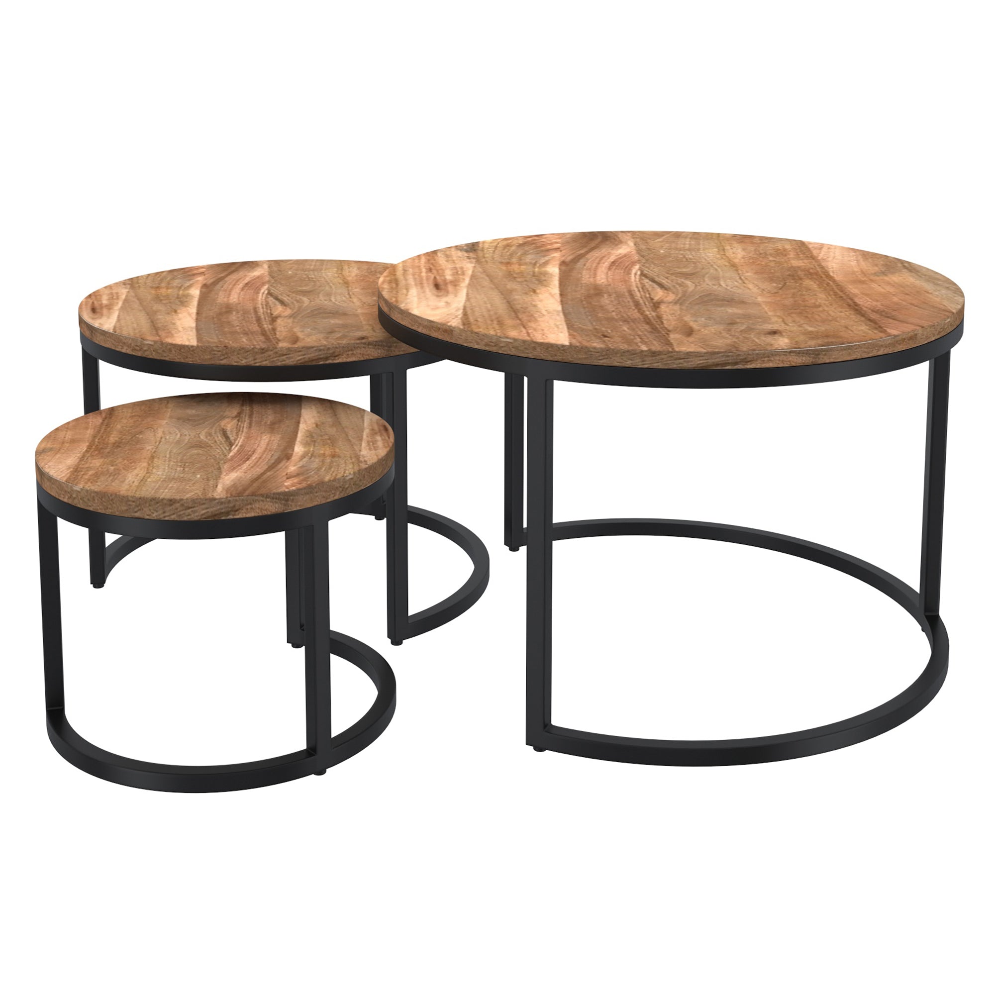 DARSH-3PC COFFEE TABLE-NATURAL