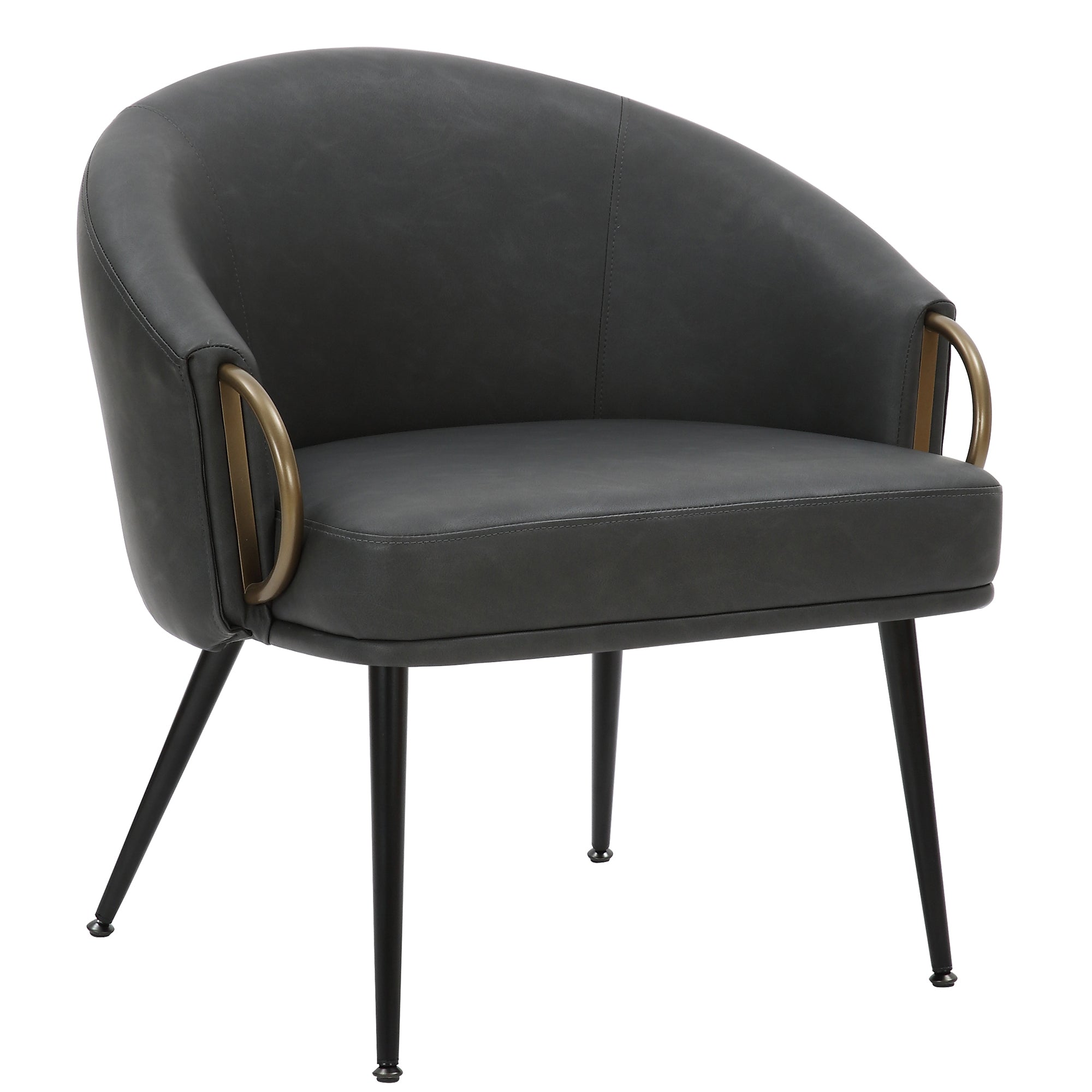ZITA-ACCENT CHAIR-CHARCOAL