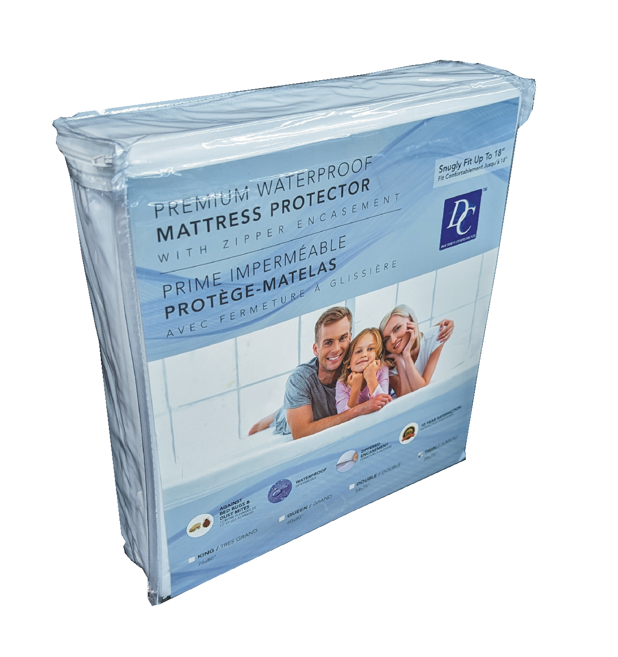 Encasement for Mattress OR Box Spring - Various Sizes