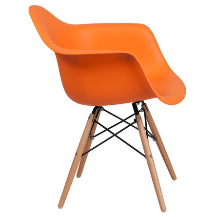 Chair Only - Orange Eiffel Armchair - JL Eiffel O