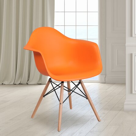 Chair Only - Orange Eiffel Armchair - JL Eiffel O