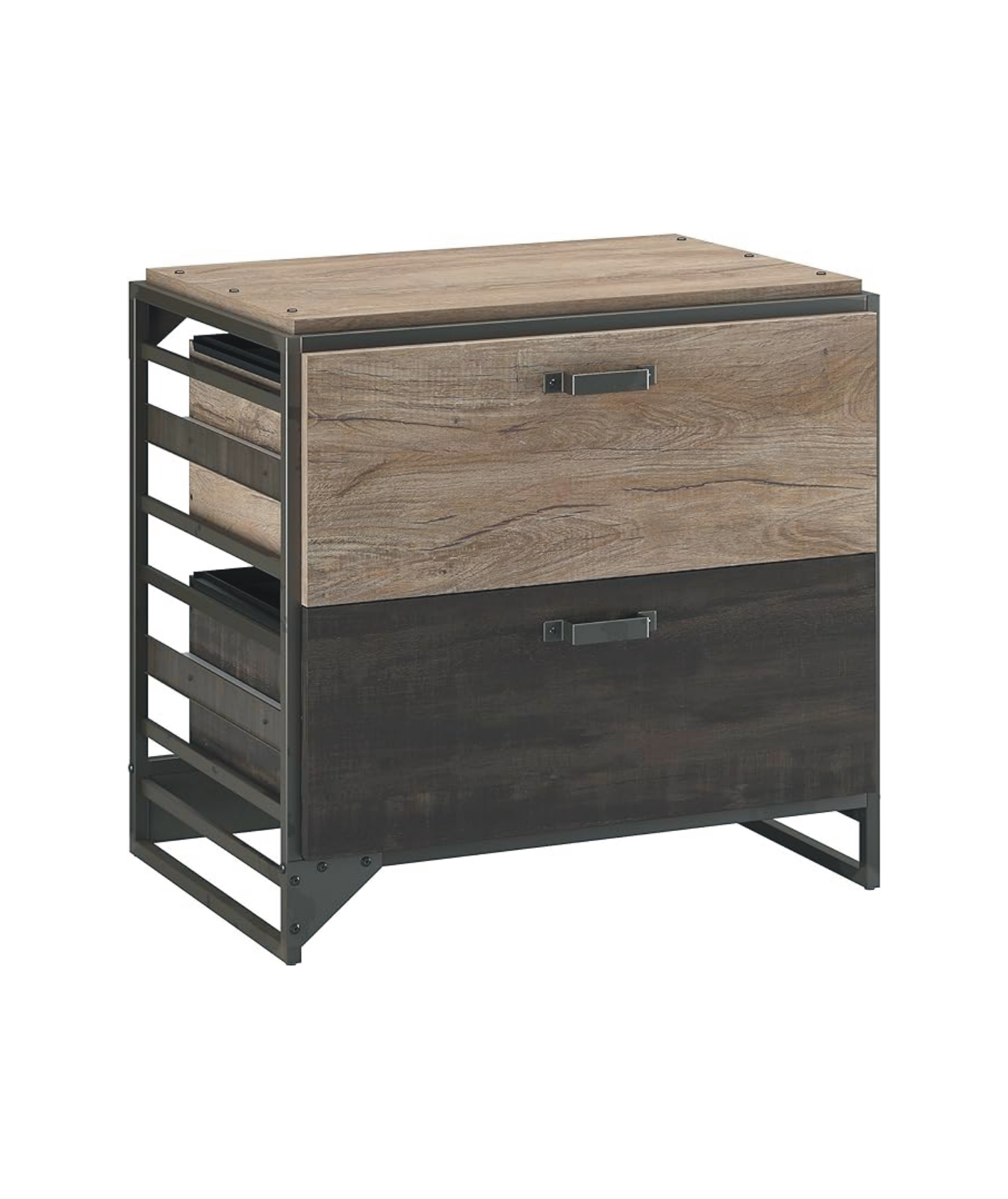 JL 2-DRAWER LARGE FILE CABINET, INDUSTRIAL STYLE - JL Filing LARGE
