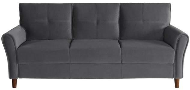Sofa In Grey Velvet  MZ-189348