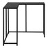 MN-302157    Accent Table, Console, Entryway, Narrow, Corner, Living Room, Bedroom, Metal Frame, Laminate, Black, Contemporary, Modern