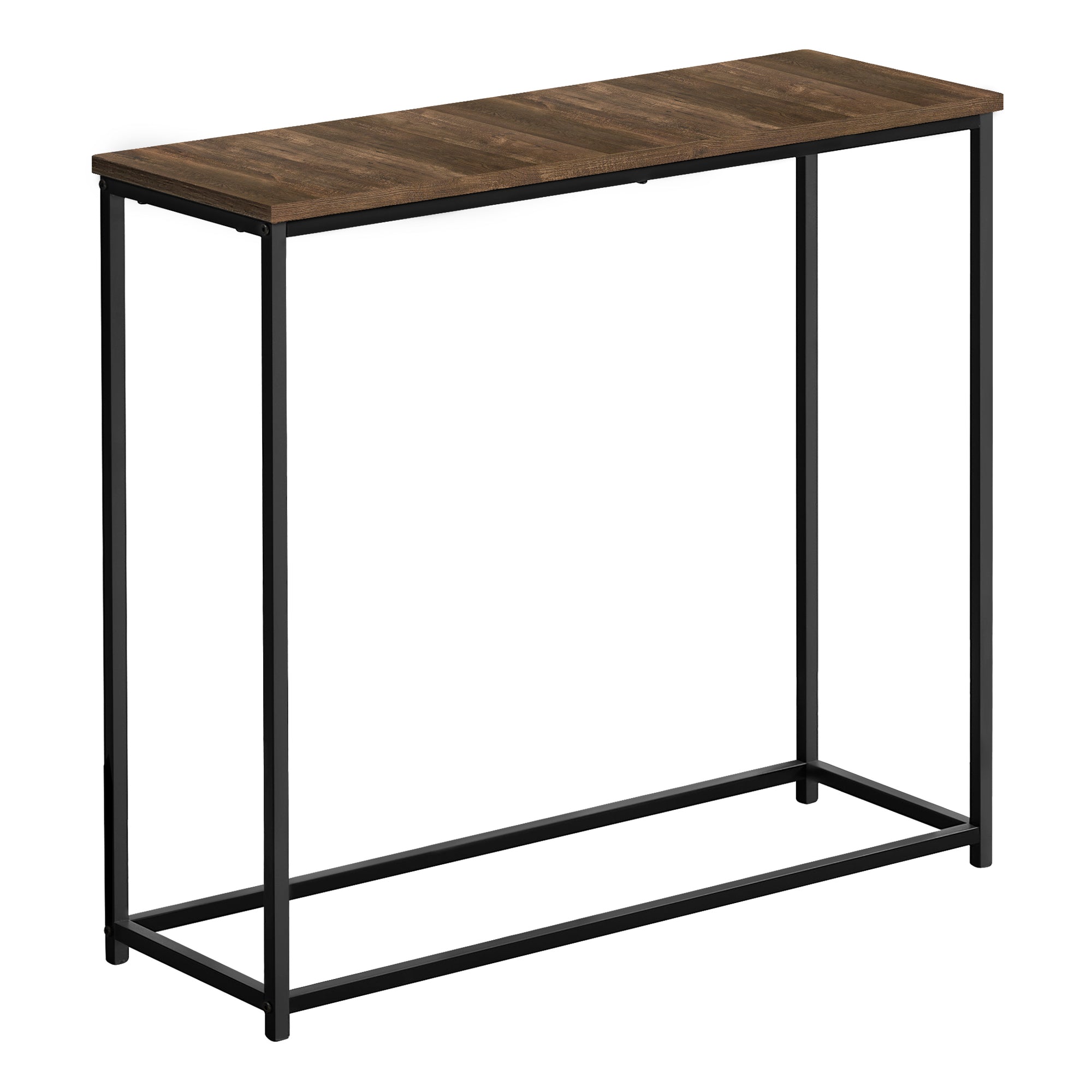 MN-652254    Accent Table - 32"L / Brown Reclaimed / Black Console
