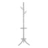 MN-573178    Coat Rack, Hall Tree, Free Standing, 6 Hooks, Entryway, 71"H, Umbrella Holder, Wooden, Grey, Traditional