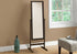 MN-353368    Mirror, Full Length, Standing, Floor, 60" Rectangular, Dressing, Bedroom, Wooden, Dark Brown, Contemporary, Modern