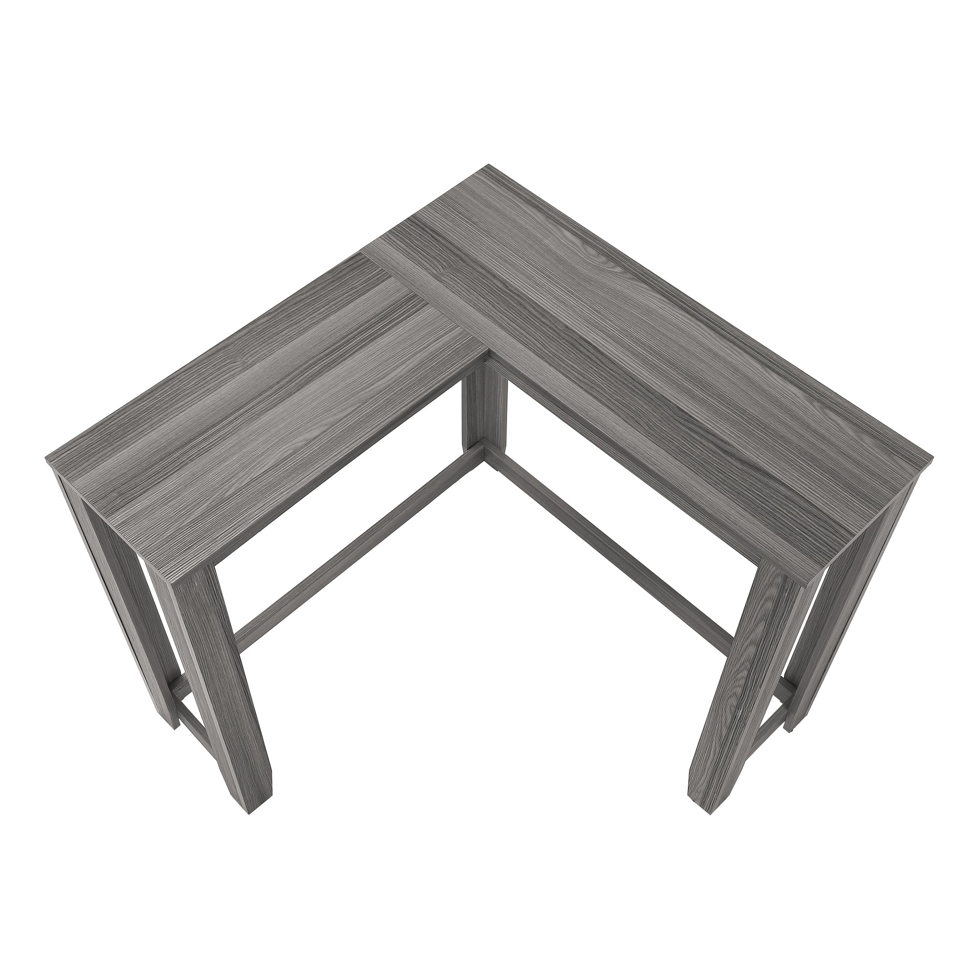 MN-103658    Accent Table, Console, Entryway, Narrow, Corner, Living Room, Bedroom, Laminate, Grey, Contemporary, Modern