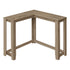 MN-113659    Accent Table, Console, Entryway, Narrow, Corner, Living Room, Bedroom, Laminate, Dark Taupe, Contemporary, Modern