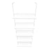 MN-313687    Bookcase - 5 Tier Etagere Ladder Bookshelf - Metal Frame - 72"H - White