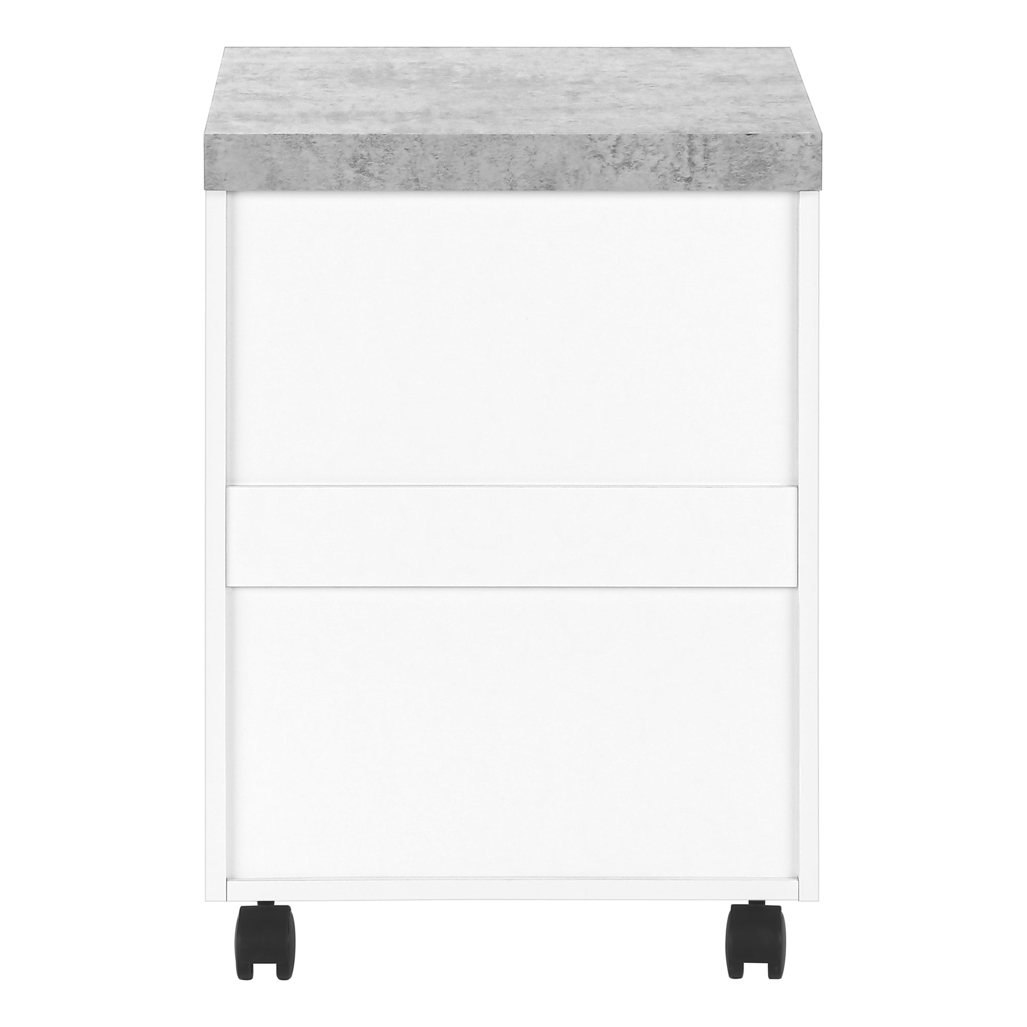 MN-847051    File Cabinet, Rolling Mobile, Storage, Printer Stand, Wood File Cabinet, Office, Mdf, Grey Cement Look, Contemporary, Modern