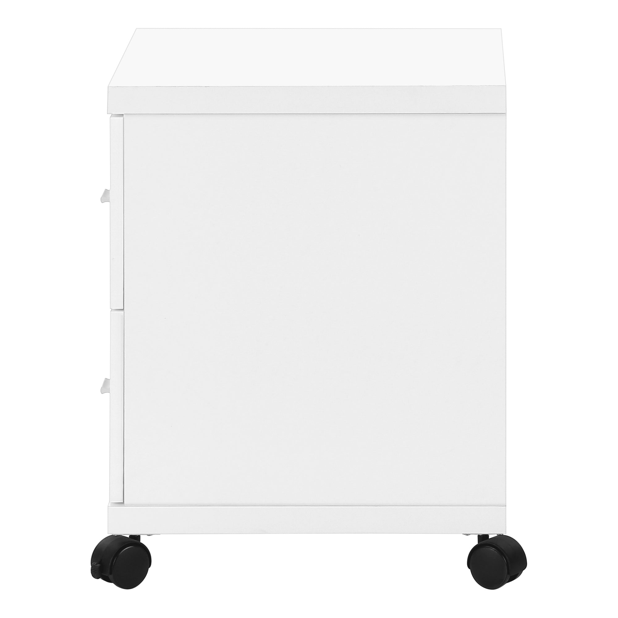 MN-857055    Office, File Cabinet, Printer Cart, Rolling File Cabinet, Mobile, Storage, Laminate, White, Contemporary, Modern