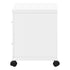 MN-857055    Office, File Cabinet, Printer Cart, Rolling File Cabinet, Mobile, Storage, Laminate, White, Contemporary, Modern