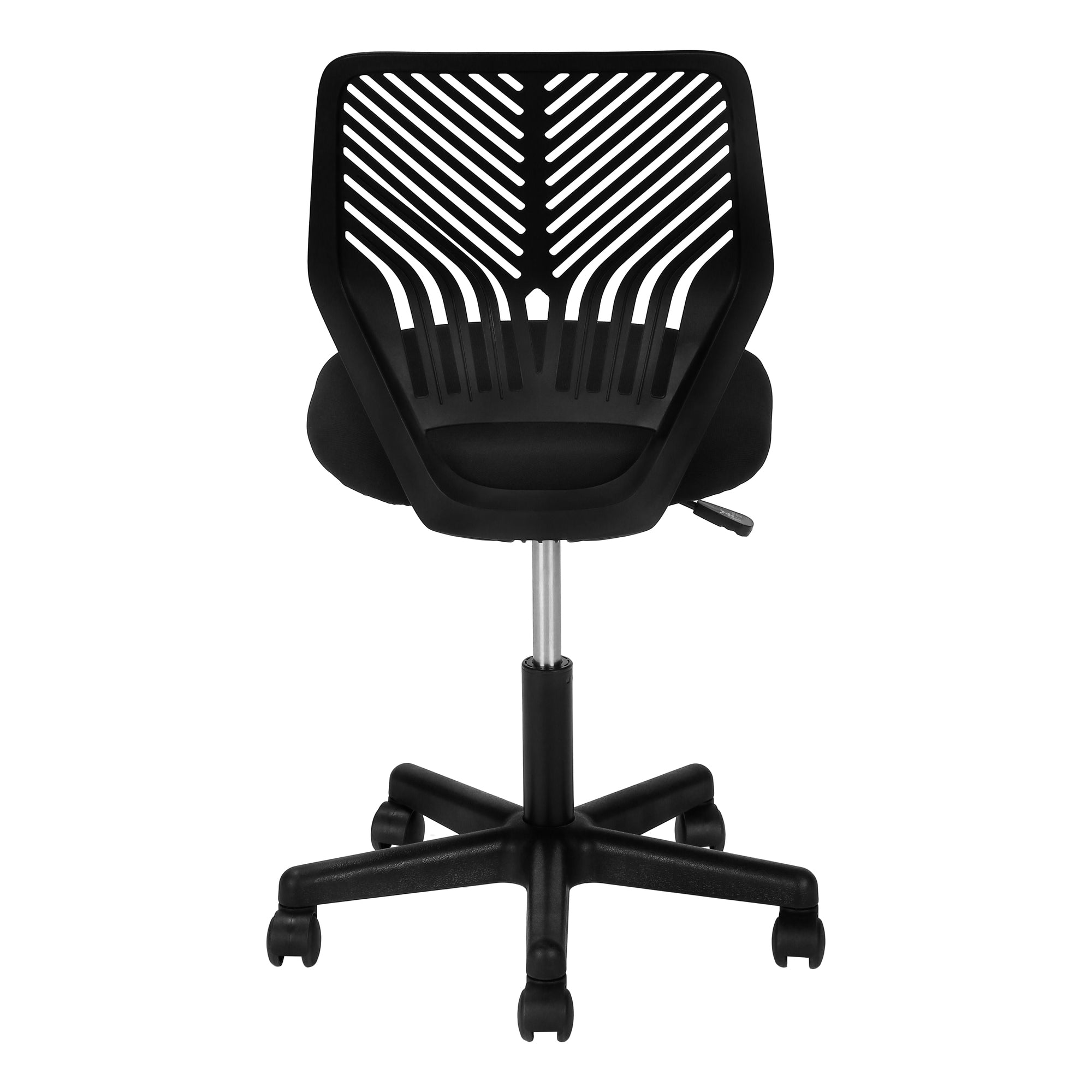 MN-327336    Office Chair, Adjustable Height, Swivel, Ergonomic, Computer Desk, Office, Metal, Laminate, Black, Contemporary, Modern