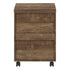 MN-667400    File Cabinet, Rolling Mobile, Storage, Printer Stand, Wood File Cabinet, Office, Mdf, Brown Reclaimed Wood Look, Contemporary, Modern