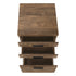 MN-667400    File Cabinet, Rolling Mobile, Storage, Printer Stand, Wood File Cabinet, Office, Mdf, Brown Reclaimed Wood Look, Contemporary, Modern