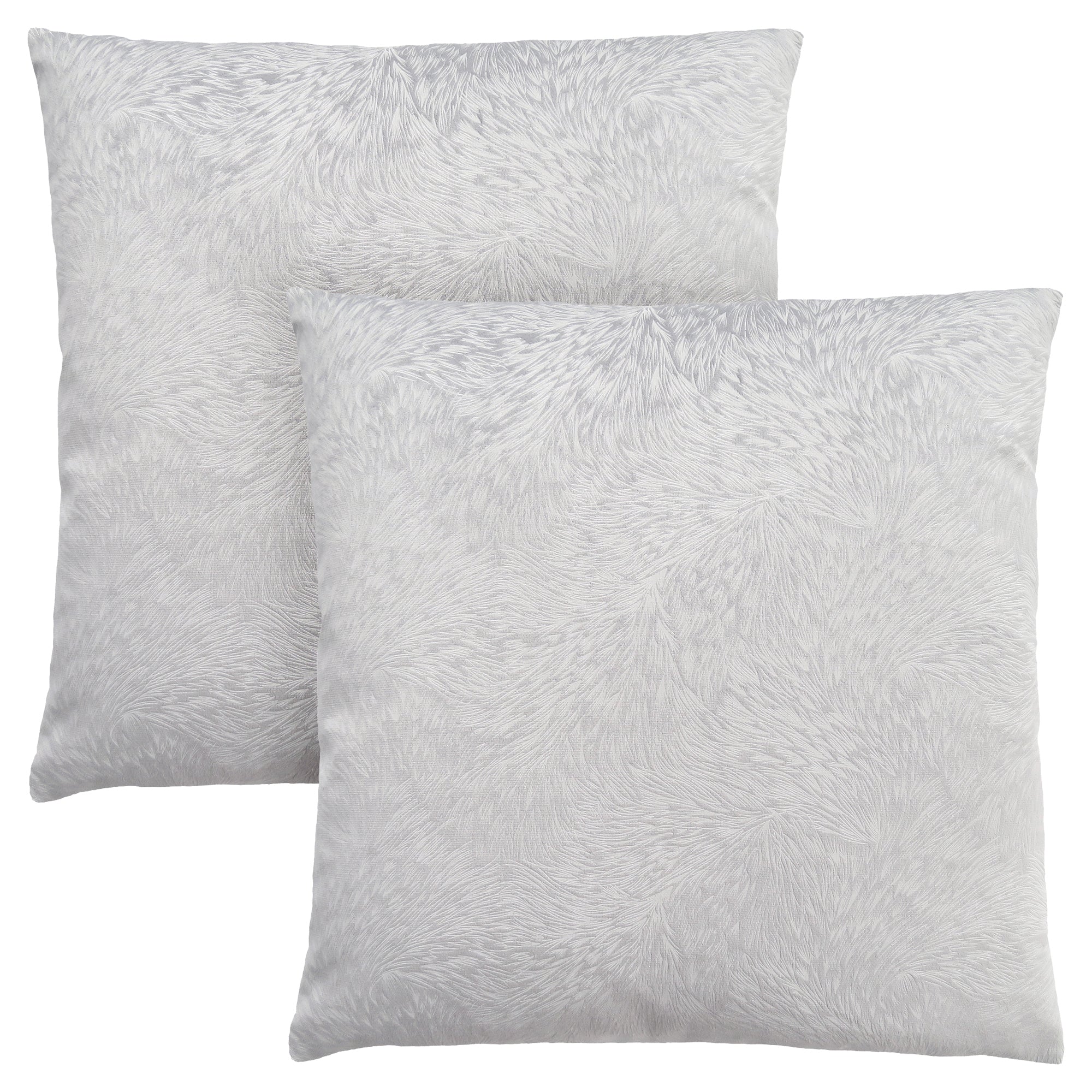 Pillows, Set Of 2, 18 X 18 Square, Insert Included, Decorative