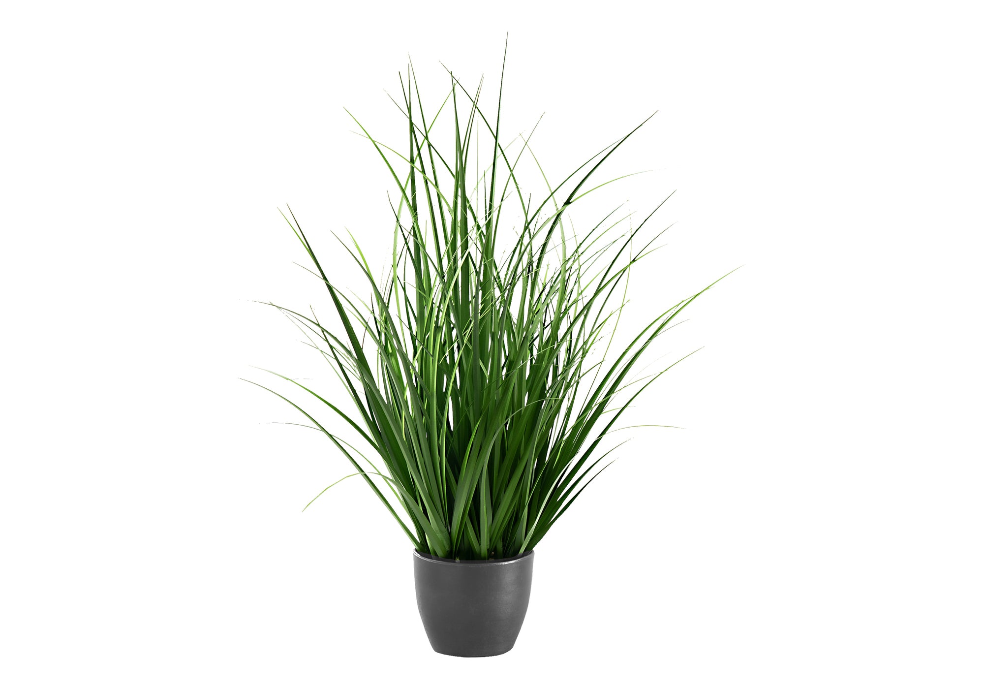 MN-669575    Artificial Plant, 23" Tall, Grass, Indoor, Faux, Fake, Table, Greenery, Potted, Real Touch, Decorative, Green Grass, Black Pot