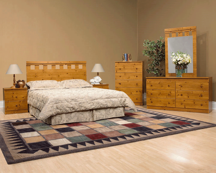 6 Pc Bedroom Set or Components - Pine  NB-58
