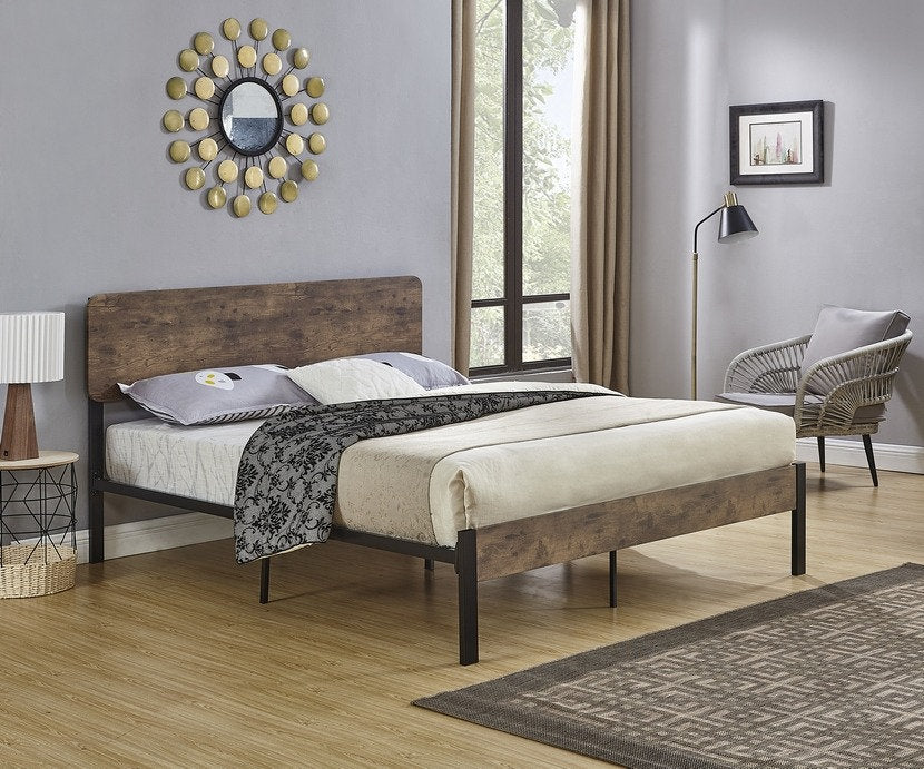 Industrial style outlet single bed