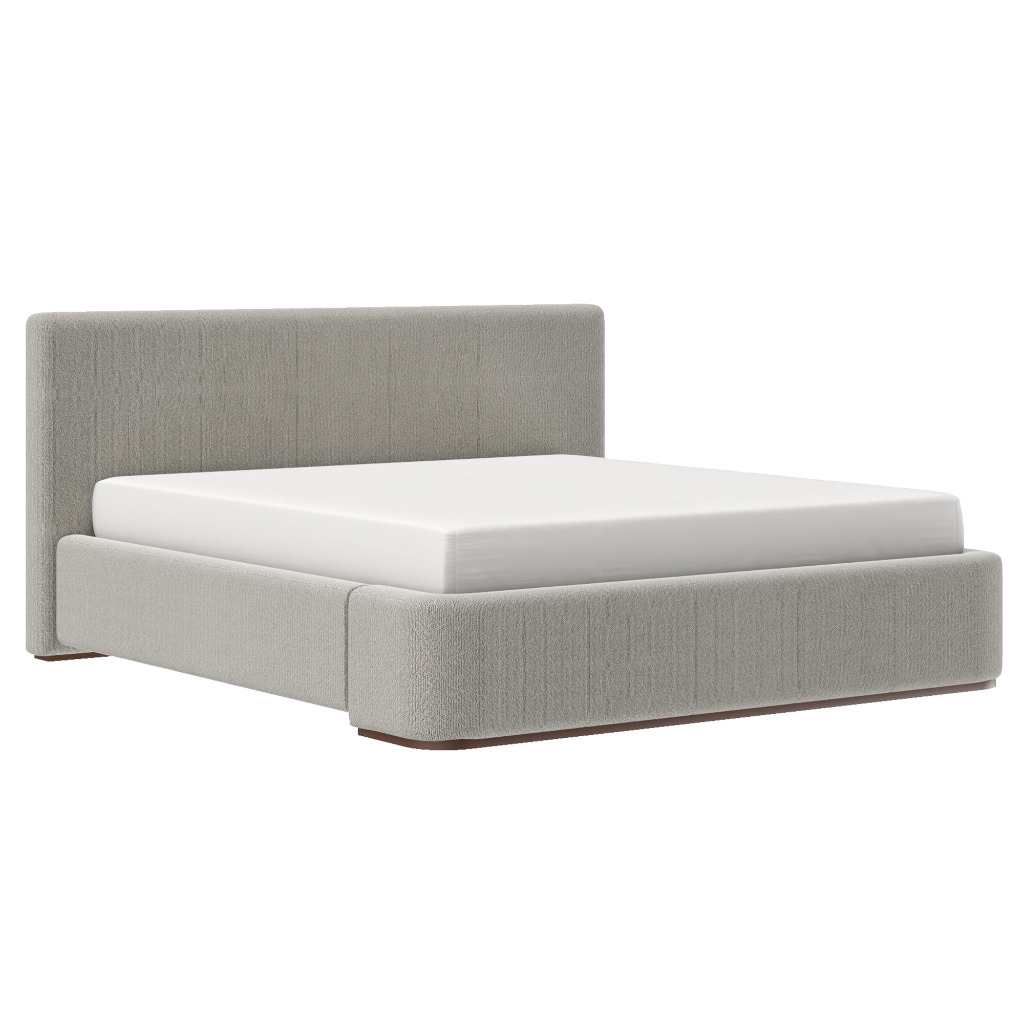 HARROD-78" PLATFORM BED-MUSHROOM