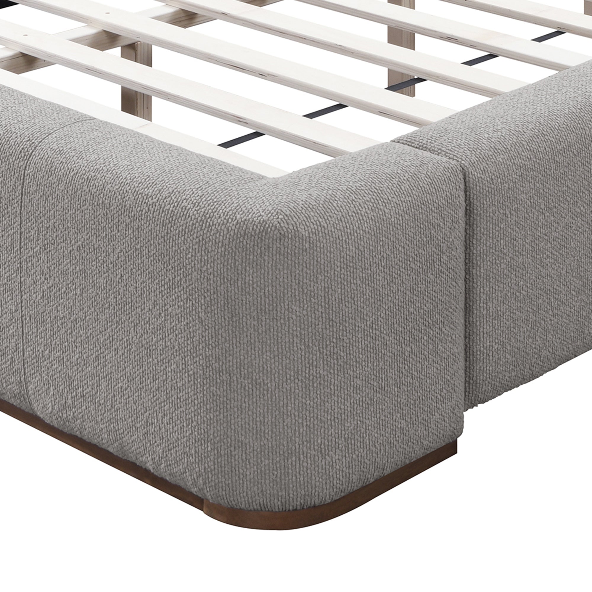 HARROD-78" PLATFORM BED-MUSHROOM