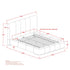 HARROD-60" PLATFORM BED-MUSHROOM