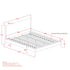 ZORAN-78" PLATFORM BED-MUSHROOM