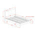 ZORAN-60" PLATFORM BED-MUSHROOM
