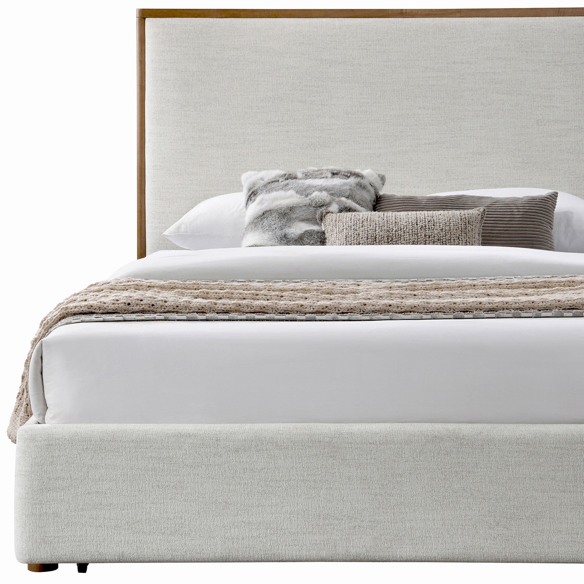 ANDOVER-78" PLATFORM BED w/DRAWER-OAT