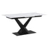 JULIUS-EXTENSION DINING TABLE-BLACK