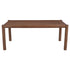 ADVIK-79" DINING TABLE-WALNUT