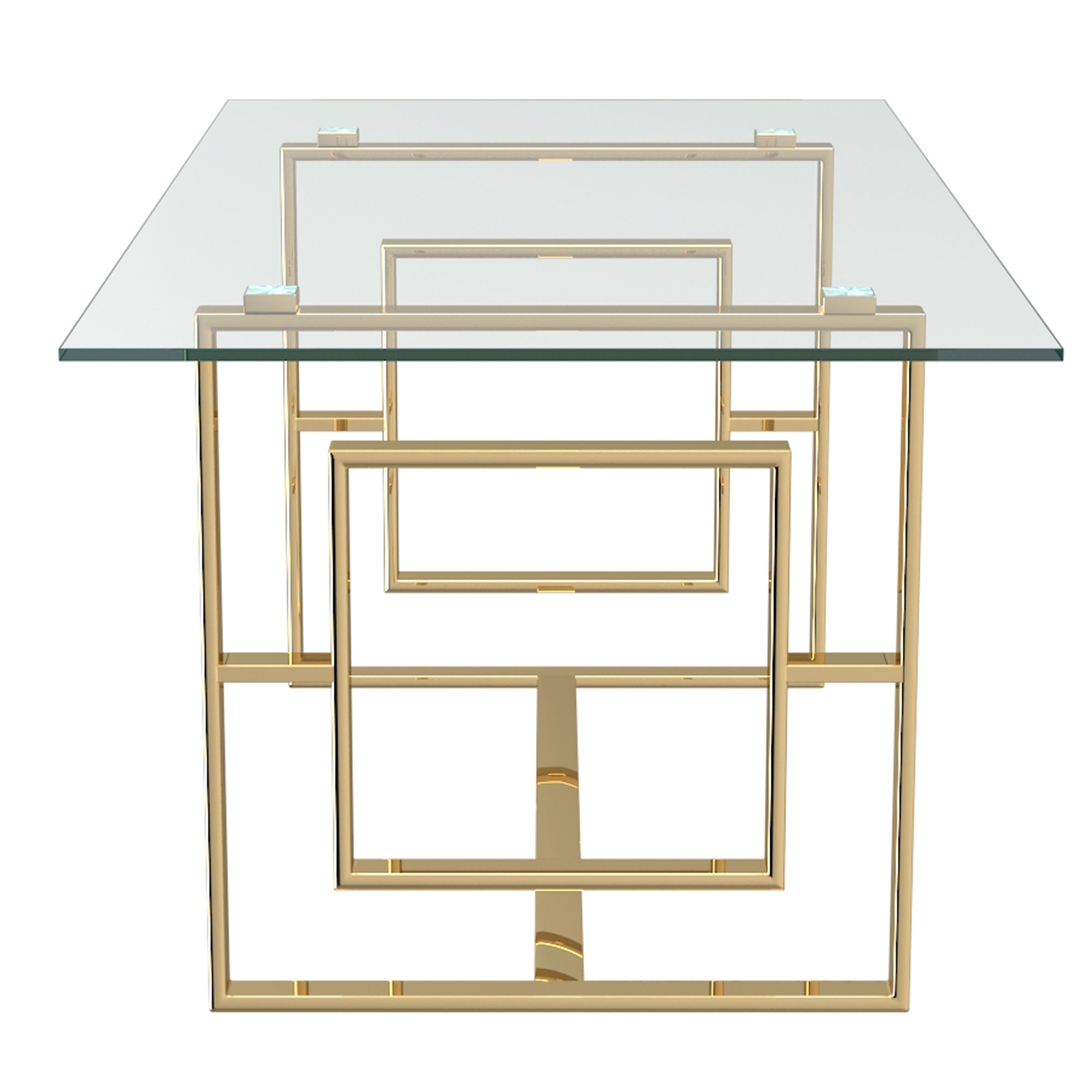 EROS - MAXIM-5PC DINING SET-GOLD/BLACK