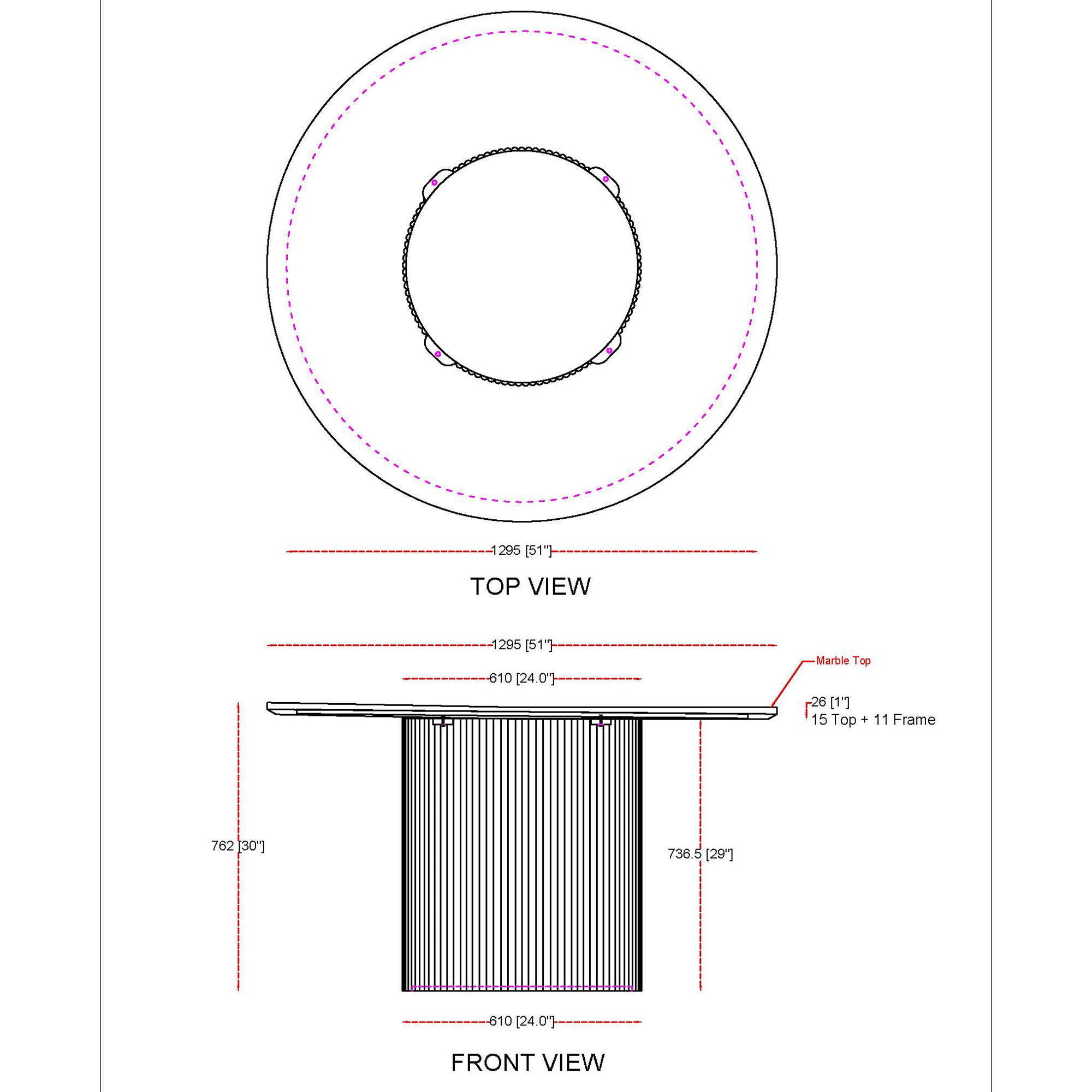 JILSA-DINING TABLE-BLACK