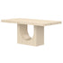 AURELIA-DINING TABLE-TRAVERTINE