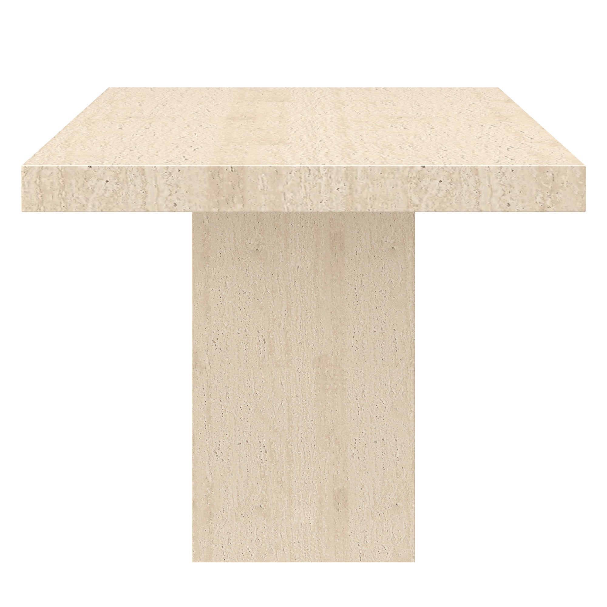 AURELIA-DINING TABLE-TRAVERTINE