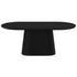 TOVAS-OVAL DINING TABLE-BLACK