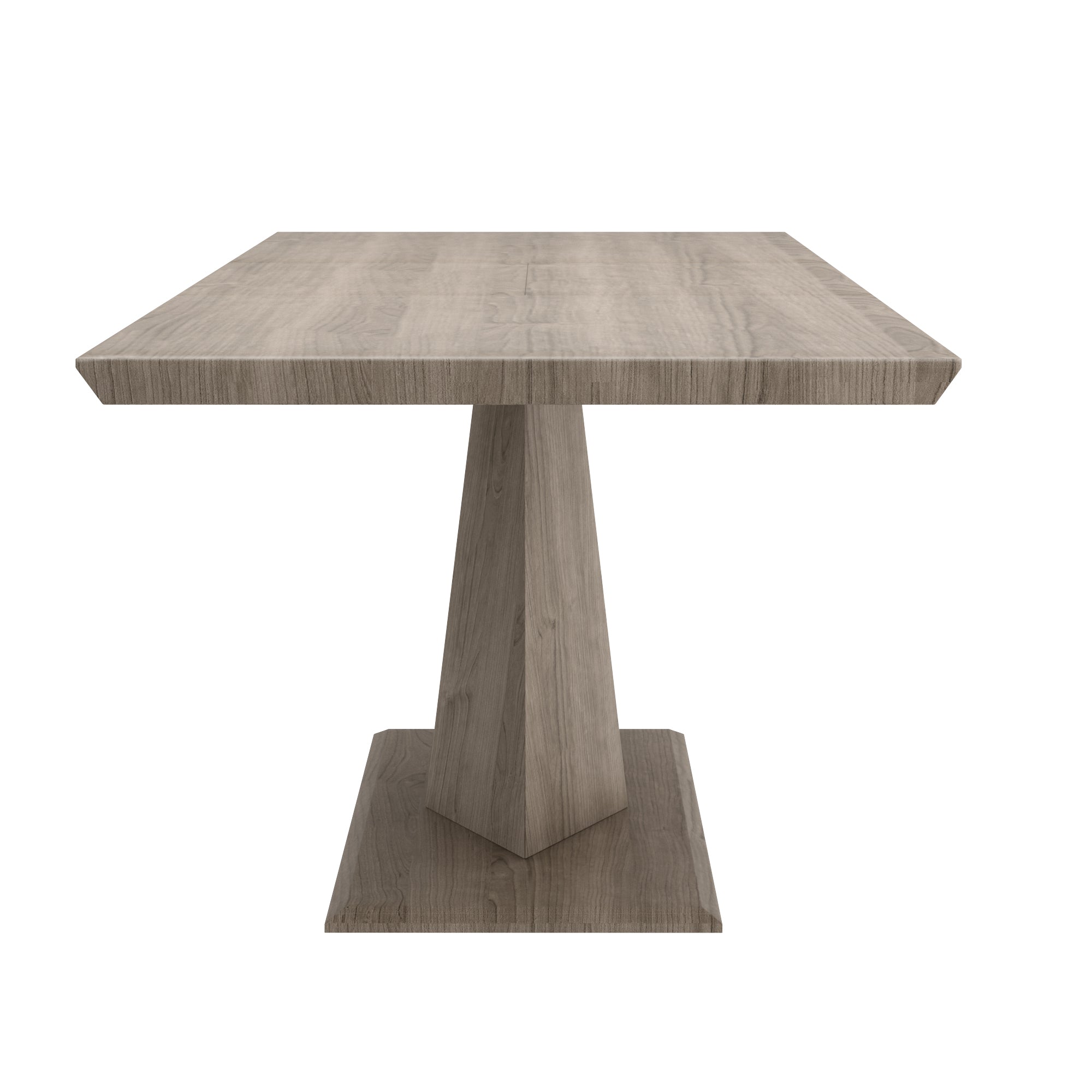 Eclipse Dining Table with Extension, 63"-87" in Washed Oak