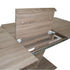 Eclipse Dining Table with Extension, 63"-87" in Washed Oak