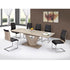 Eclipse Dining Table with Extension, 63"-87" in Washed Oak