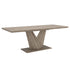 Eclipse Dining Table with Extension, 63"-87" in Washed Oak