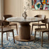 MARTINA-50" ROUND DINING TABLE-WALNUT