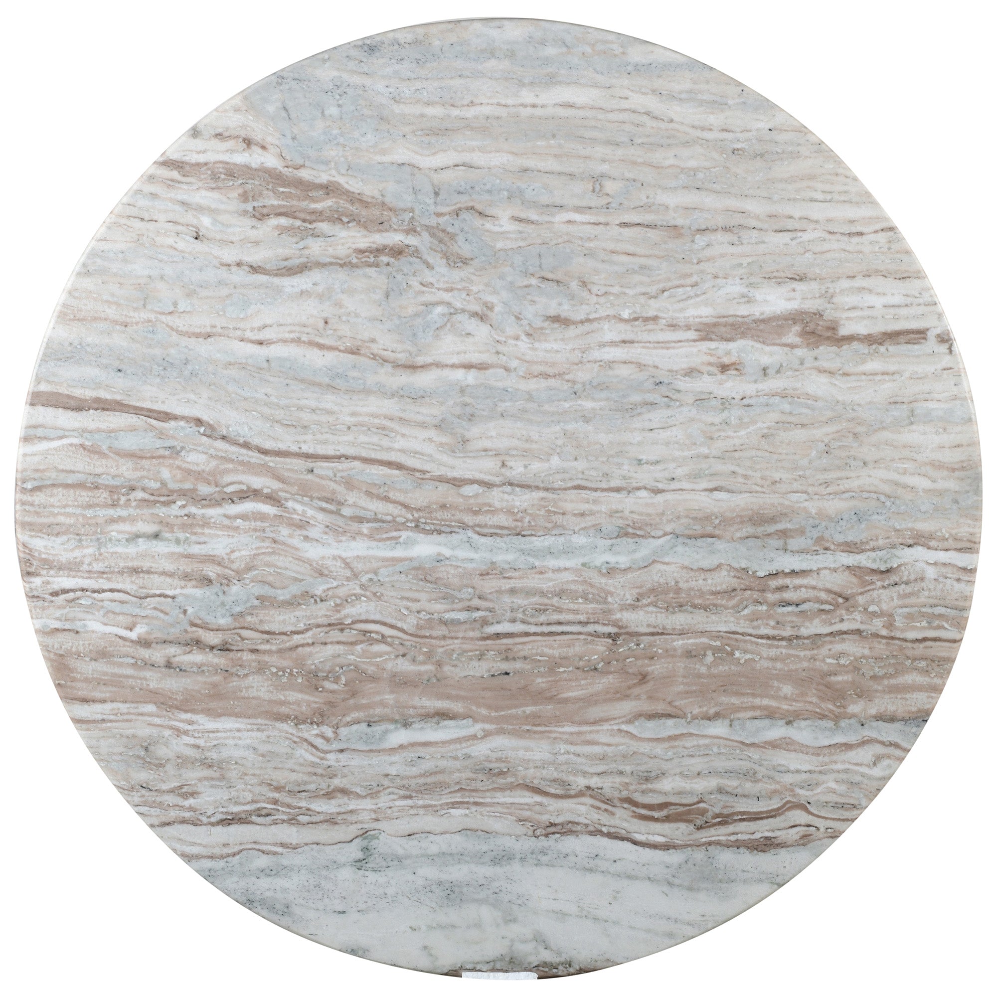 MARTINA-50" ROUND DINING TABLE-WALNUT