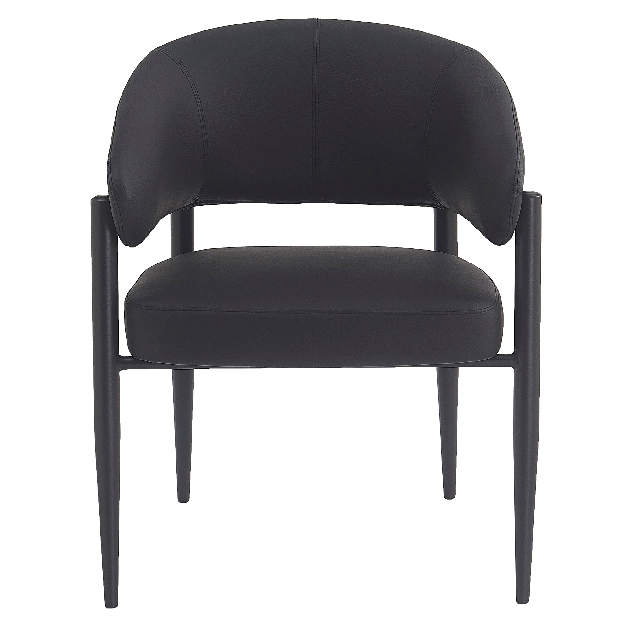 BRONSON-DINING CHAIR-BLACK 2 Pcs