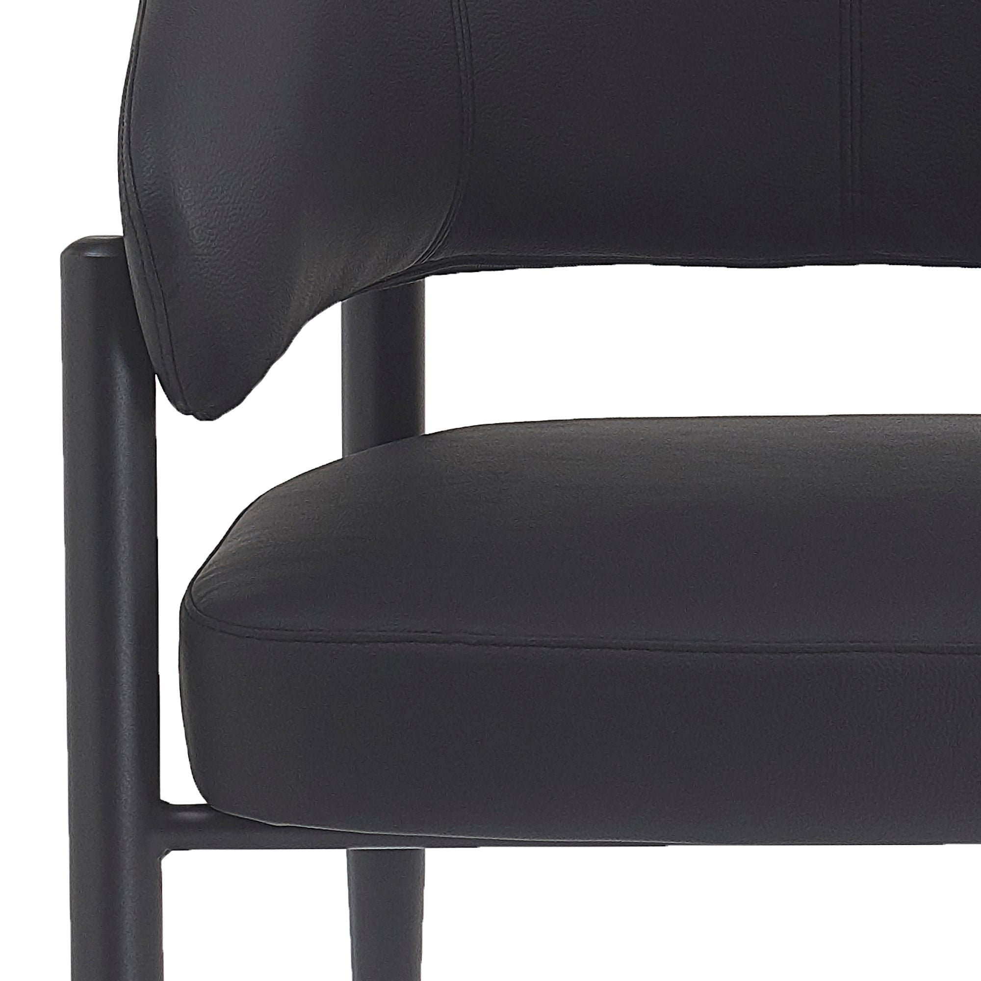 BRONSON-DINING CHAIR-BLACK 2 Pcs