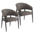 BRONSON-DINING CHAIR-STONE 2 Pcs