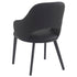 DENZEL-DINING CHAIR-BLACK 4 Pcs