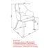 DENZEL-DINING CHAIR-BLACK 4 Pcs