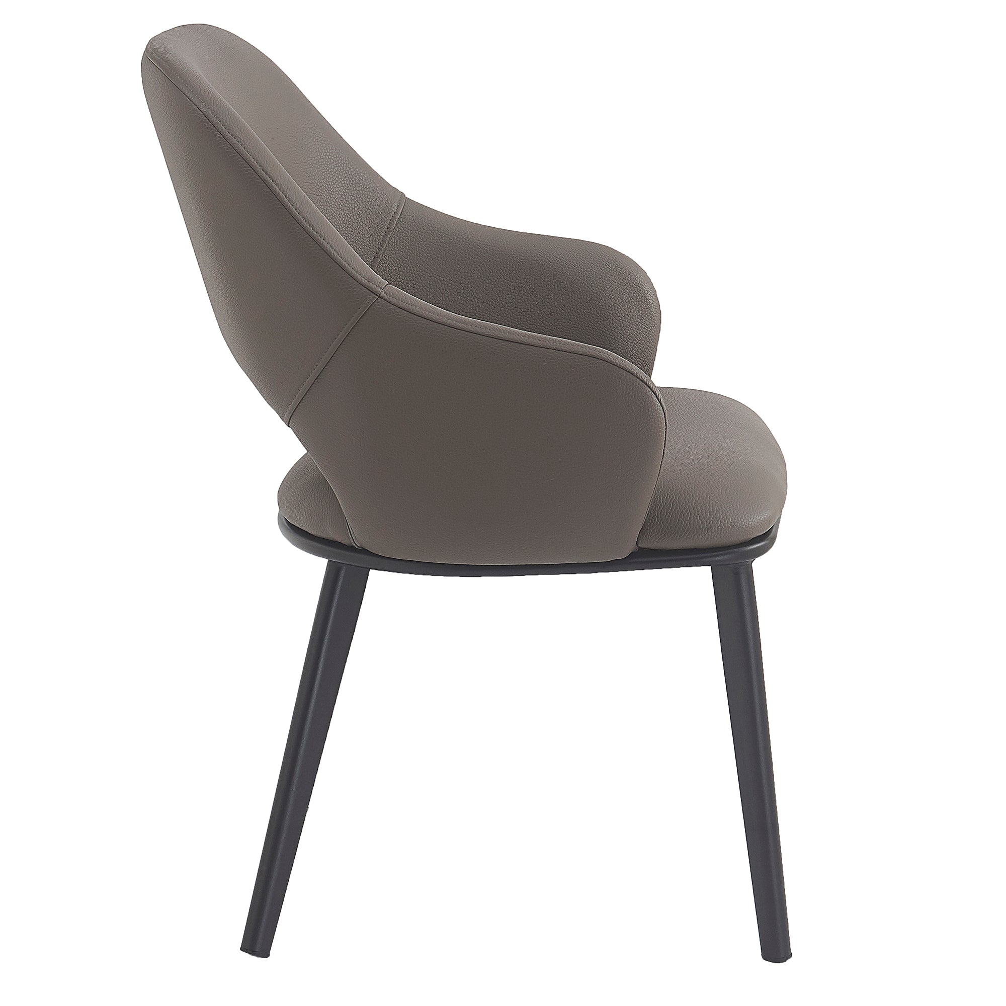 DENZEL-DINING CHAIR-STONE 4 Pcs