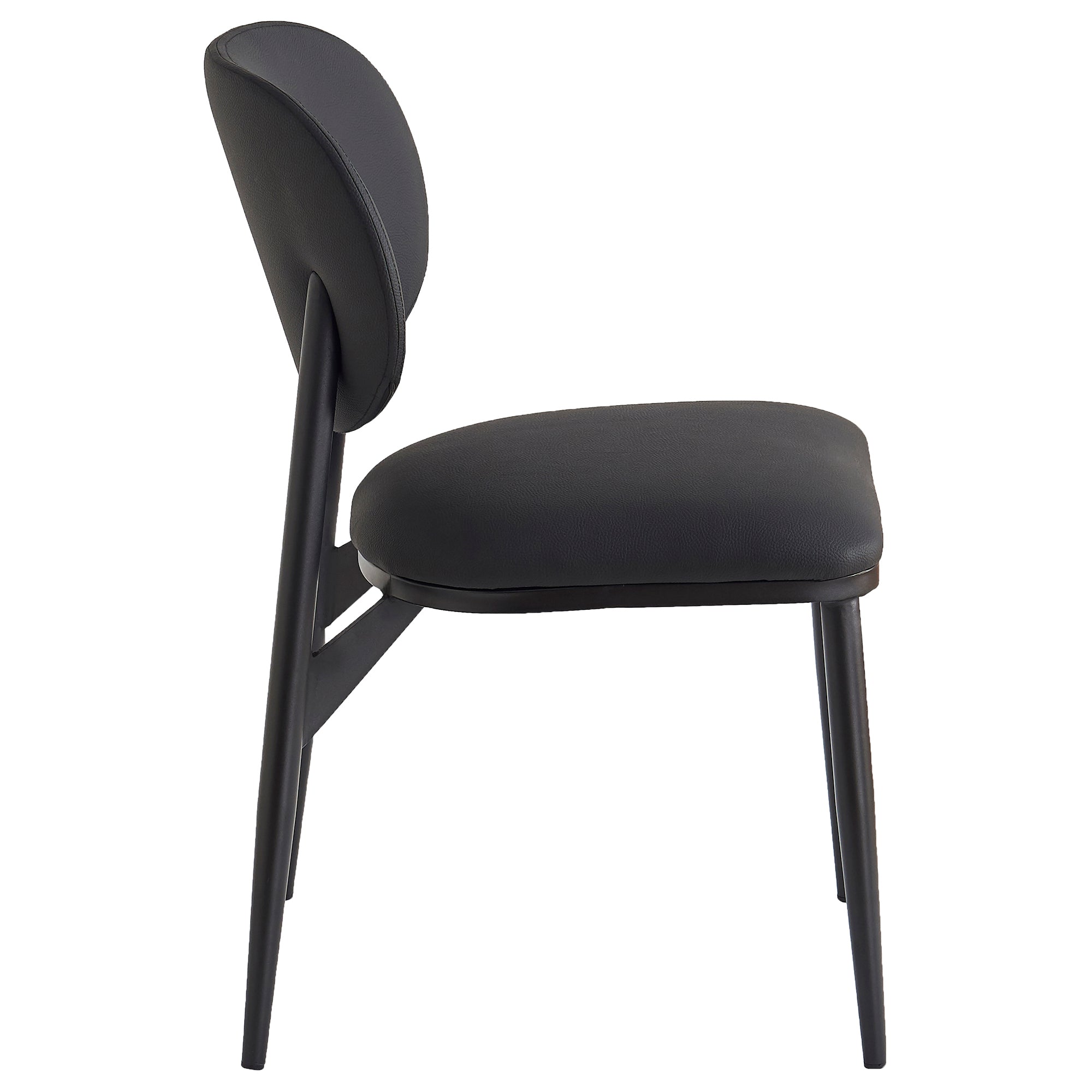 GIDEON-DINING CHAIR-BLACK 4 Pcs